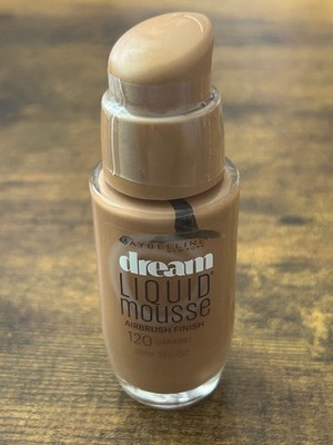 Maybelline Liquid Mousse Foundation Airbrush Finish 120 CARAMEL DARK 2