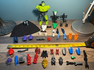 Small Lot LEGO Bionicle Bulk Incomplete Hulk Joker Vader Cape 60+ Pieces READ!