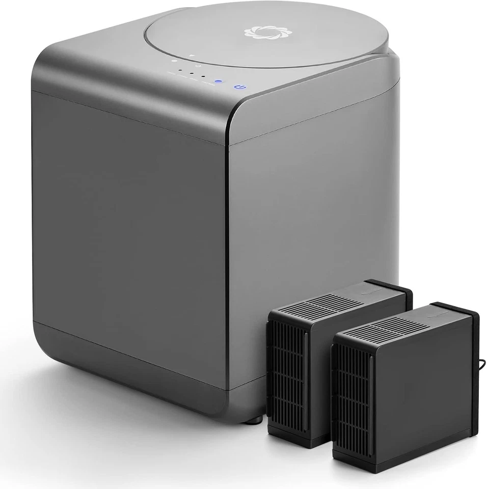 Elektrischer Küchenkomposter Aluminium Lebensmittelabfalltrockner 2,5 l geruchsneutral