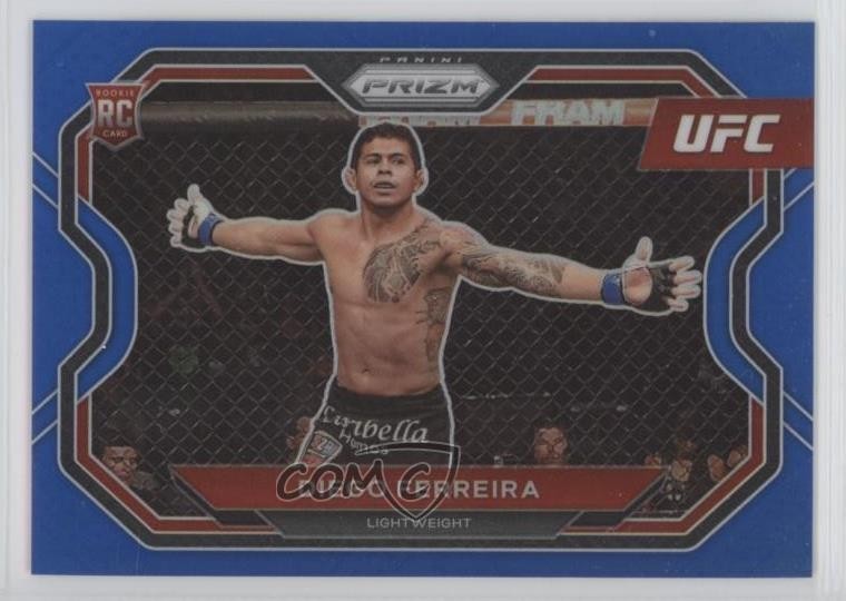 2021 Panini Prizm UFC Blue Prizm 196/199 Diego Ferreira #164 Rookie RC 01b5