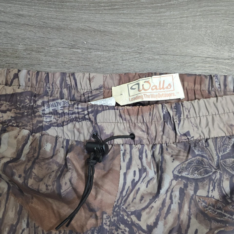 NWT VTG Walls Water-Pruf Pants Realtree OG Camo Waterproof Trousers Men's Large - Image 4 of 4