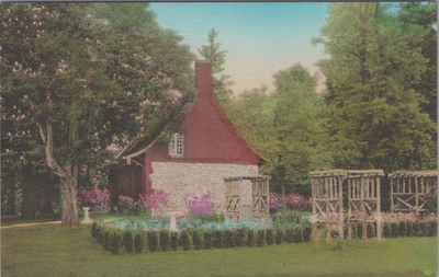 #ad Hand Colored George Washington Shrine 1700 House Tappan NY Postcard $38.02