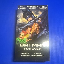 Warner Home Video Batman Forever VHS 1995 Schumacher PG-13 Full Screen NTSC