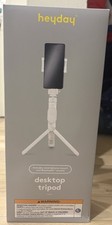 Heyday Desktop Tripod Smartphone Mount Bluetooth Remote Stone White Sealed NEW