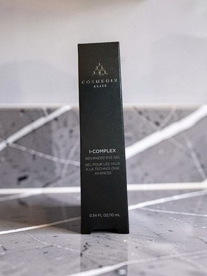 Cosmedix I-COMPLEX Advanced Eye Gel 0.34oz / 10ml Brand New MSRP $151 NIB