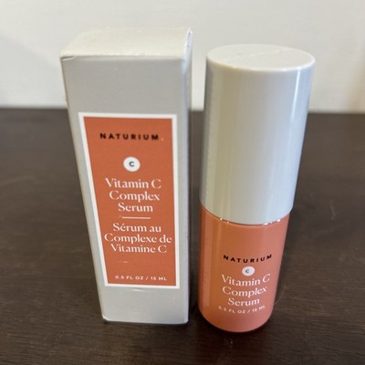 Lot of 2 Naturium Vitamin C Complex Serum Hydrates Anti-Aging 0.5oz/15mL Ea NIB