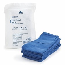 Operating Room Disposable Towels Blue Case Of 12