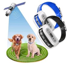 GPS Wireless Dog Fence System for 2 Dogs, Electric Satellite Technology