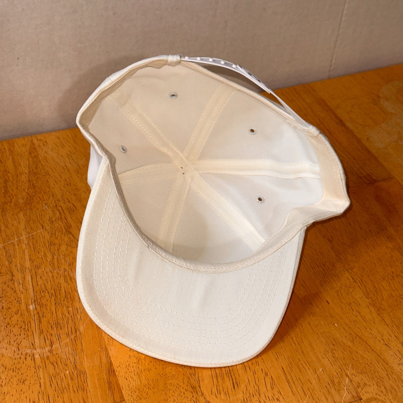 Vintage K Brand Hat Snap Back White Adjustable image 2