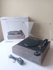 Victrola Record Player Eastwood II VTA 74 Wooden Look 3