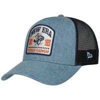 New Era Logo Patch Denim Trucker Cap Basecap Baseballcap Truckercap Meshcap