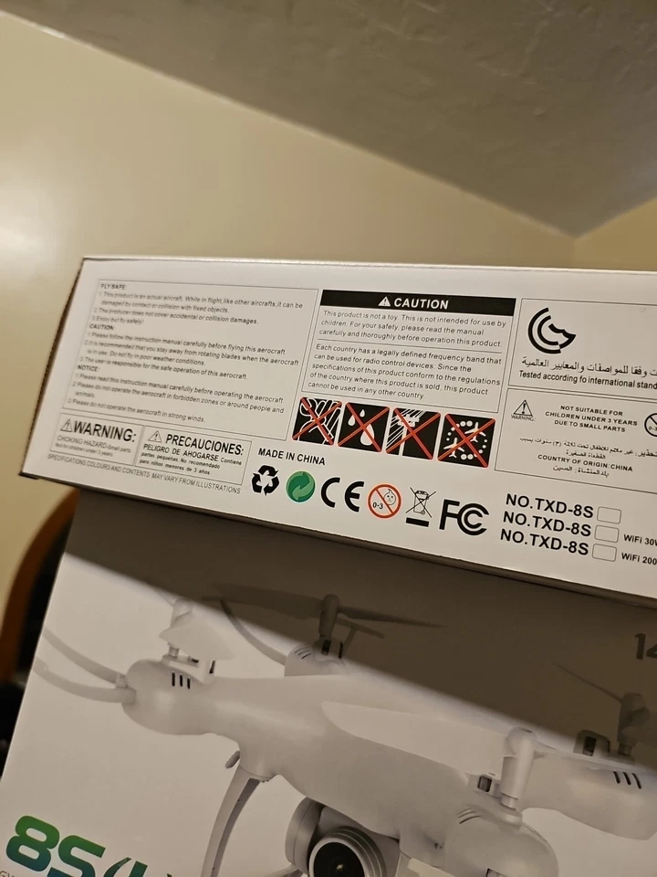 White Tenxind 8S (L) Gyro Remote Control Four Axis Aircraft Drone 2.4GHz 360  - Image 4 of 4