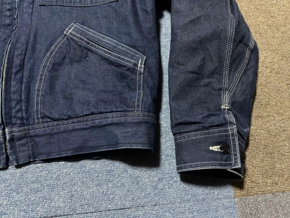 Manta chaqueta vaquera índigo caña de azúcar talla M Foto 4 de 4