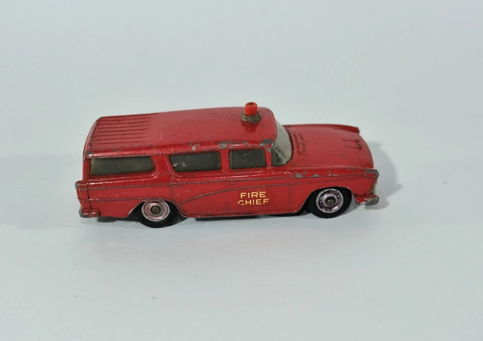 Coche de colección Dinky Toys 257 Fire Chief’s años 60 modelo diecast juguete sin caja B13 Foto 4 de 4