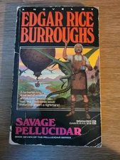 Savage Pellucidar by Edgar Rice Burroughs (DEL REY paperback 1990)