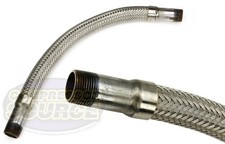 3/4" x 18"  Stainless Steel Compressed Air Line Metal Flex Hose Compressor Tube