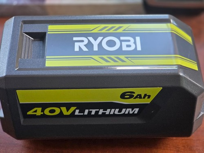 #ad #ad Ryobi OP40605VNM 40V 6.0Ah Lithium Ion Battery 216Wh Genuine OEM Tested Working $169.99