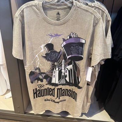 2026 Walt Disney World Hatbox Ghost Shirt The Haunted Mansion Adult NWT!