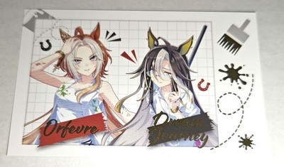 Uma Musume Orfevre Dream Journey Photo Card Pop Store Collectible Used