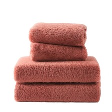 Fleece Fitted Sheet Set, King, Brown, 15" Deep Pocket, 2 Pillowcases