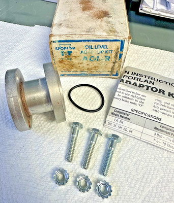 Sporlan Compressor Refrigeration Rack System Oil Level Adapter Kit AOL-R