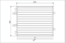 Valeo 814172 condenser, air conditioning for Opel Renault Vauxhall