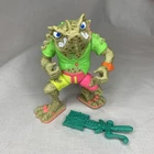 Napoleon Bonafrog 1990 TMNT Action Figure - Vintage Playmates Toy w/ Fly Swatter