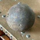 Antique CIVIL WAR Cast Iron Cannonball Artillery Shell 6Lbs 14oz  3.75” Diameter