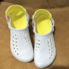 Crocs Men's Adjustable Strap Comfort Sandals White Yellow Slip-On Size 13 — photo 2