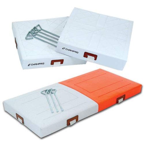 2 Quilted Bases with Double First Base (Orange/White)