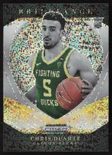 2021 Prizm Draft Brilliance White Sparkle Chris Duarte #6 Rookie Oregon