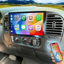 4+64GB For 1997-2004 Ford F150 10.1"Car Stereo Radio Android 15 Carplay GPS NAVI