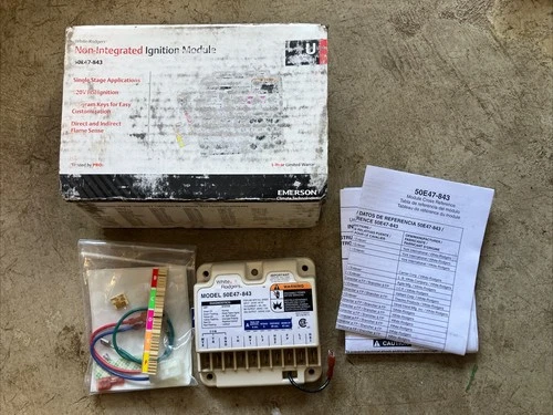 BRAND NEW WHITE RODGERS 50E47-843 UNIVERSAL 120V HSI FURNACE CONTROL MODULE