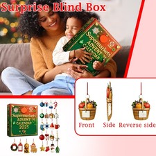 2D 24PC Popular Cute New Christmas Tree Decoration Acrylic Pendant