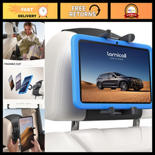 Adjustable Tablet Holder for Car Headrest - Thick Case Friendly, Universal Fit