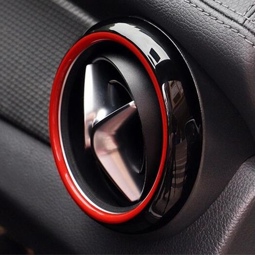 ABS Car Interior Air AC Vent Ring Cover Trim For Benz A B GLA CLA W176 W246 14+ - Picture 2 of 9