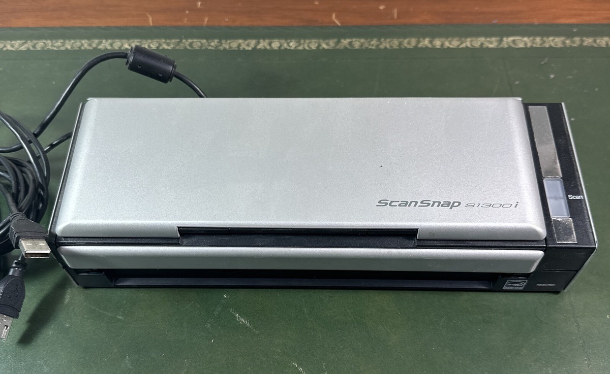 Fujitsu ScanSnap S1300i Portable Color Duplex Document Scanner Mac