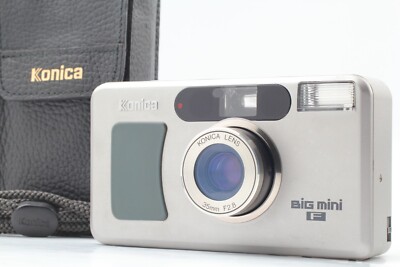💥Mint IN Case] Konica Big Mini F Point & Shoot 35mm Film Camera