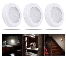 6 LED Motion Sensor Light In/Outdoor Wall Stair Shed Wardrobe Rechargeable Stick