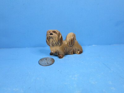 HAGEN RENAKER-Lhasa Apso Dog Ceramic Figurine-USED