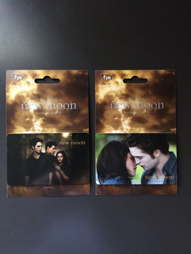 F.Y.E. Carta regalo 2009 Twilight Saga New Moon ($0) poster arte e bella Edward - Foto 1 di 2