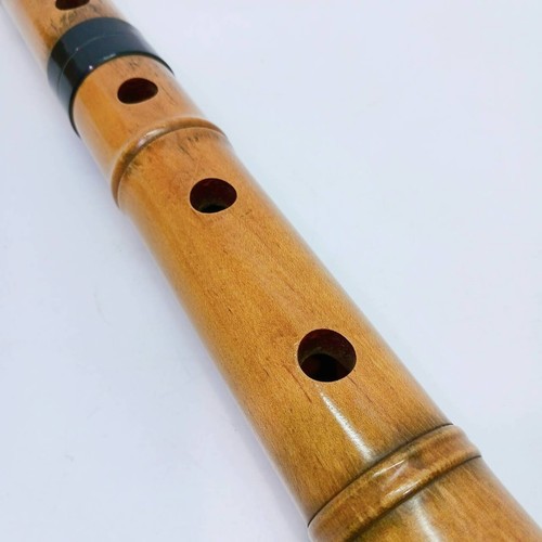 SHAKUHACHI Japanische Holzflöte Instrument Musik 尺八 KYOCHIKU 虚竹 Japan /AF1712 - Bild 6 von 17