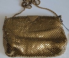 Gold Mesh Evening Bag,