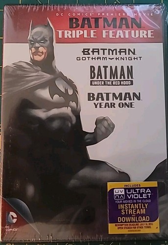 Batman Triple Feature DVD • Unopened  - Imagen 1 de 2