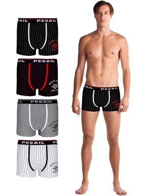 TEXEMP Herren Boxershorts Unterwäsche Baumwolle 5er - 10er Pack Unterhose Retro Shorts