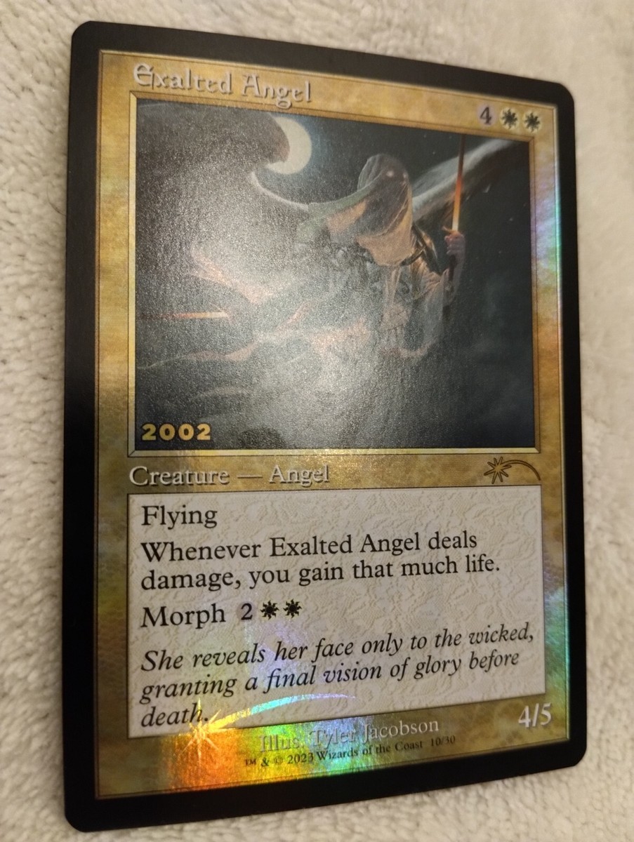 MTG EXALTED ANGEL FOIL ENGLISH EXC 30th Anniversary Celebration