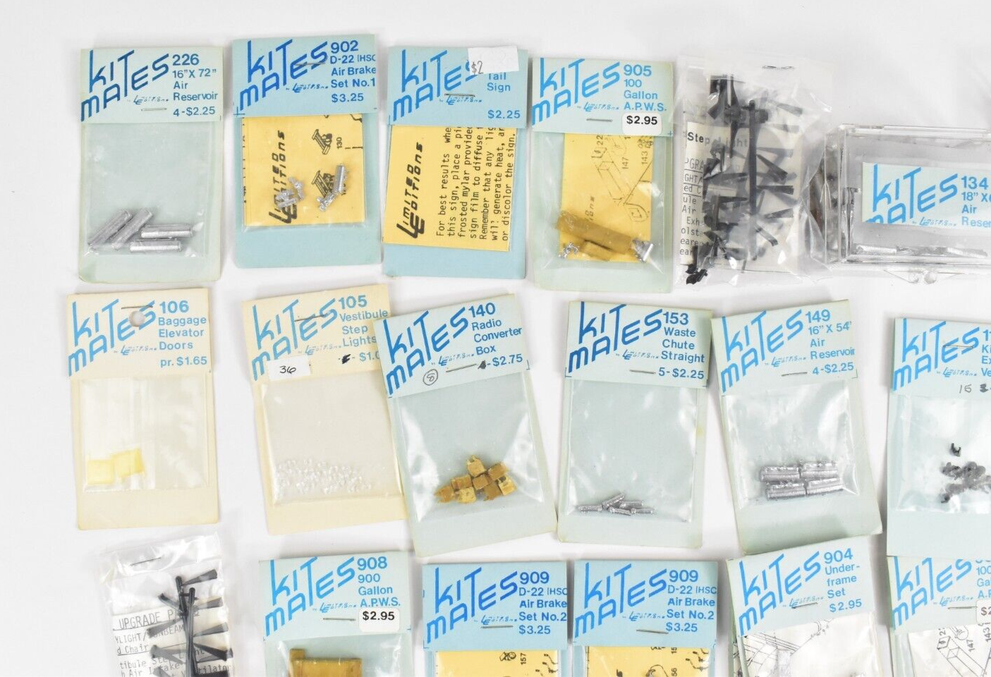 HO Scale Kit Mates Various Passenger Car Detail Parts Lot of 30 eBay