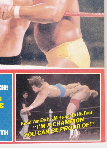 The Wrestler Magazine April 1987 Wrestling Hulk Hogan Kevin Von Erich WWF 80s - Picture 6 of 10