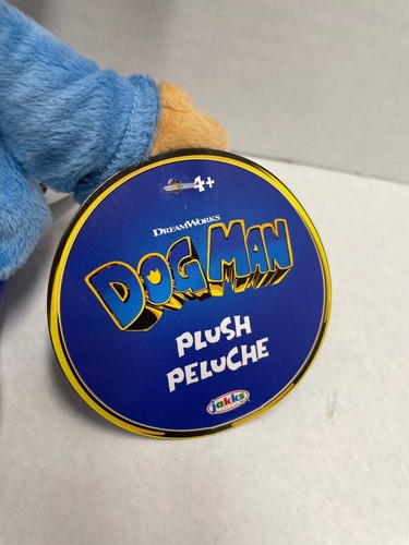 Dreamworks Hund Mann Film 7 Zoll Plüsch Hund Mann NEU 2025 Jakks Pacific - Bild 2 von 4