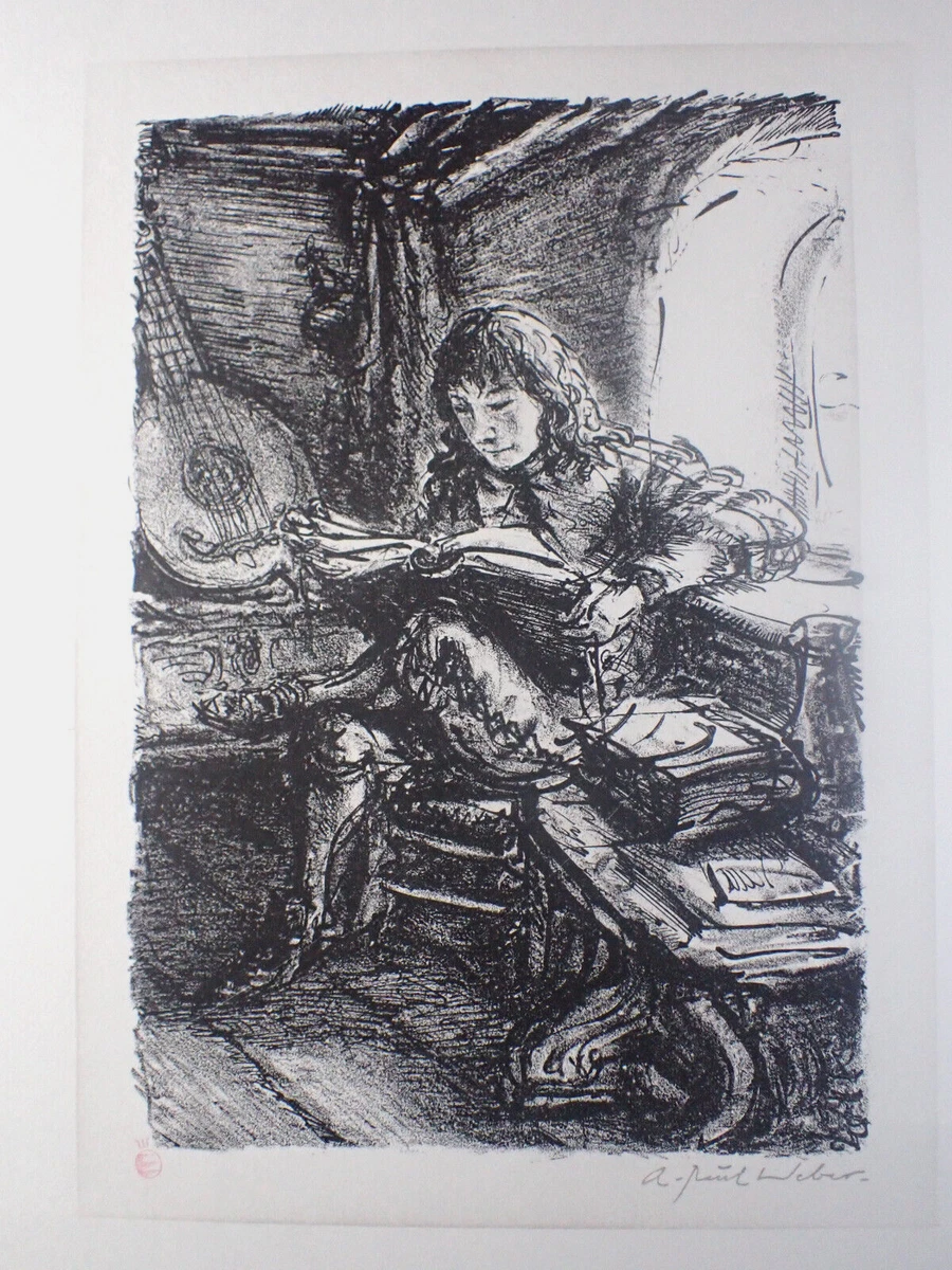 LLL! "Simpel studiert" (A) Meisterwerk Jägerche Soest 30jährig Kri A. Paul Weber